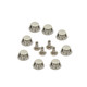 Punk Spike Flat Cone Studs - (Pack of 100)